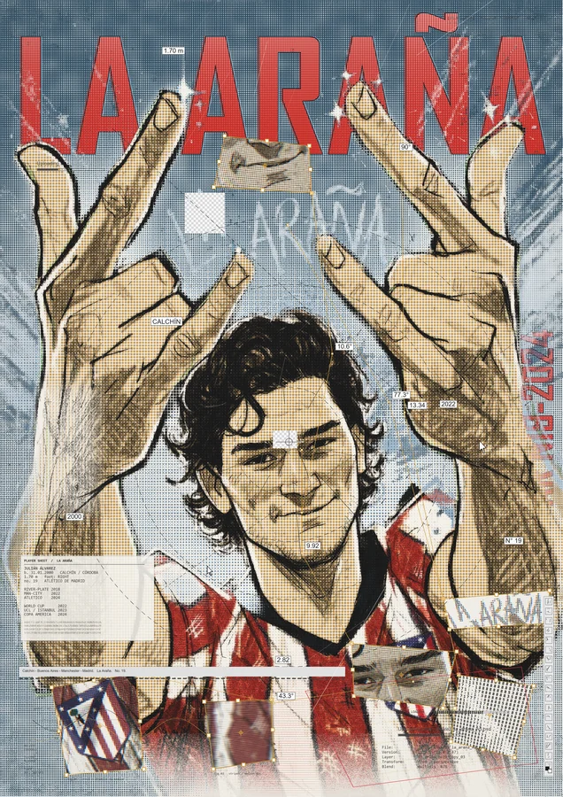 Julián Álvarez, Madrid, the spider