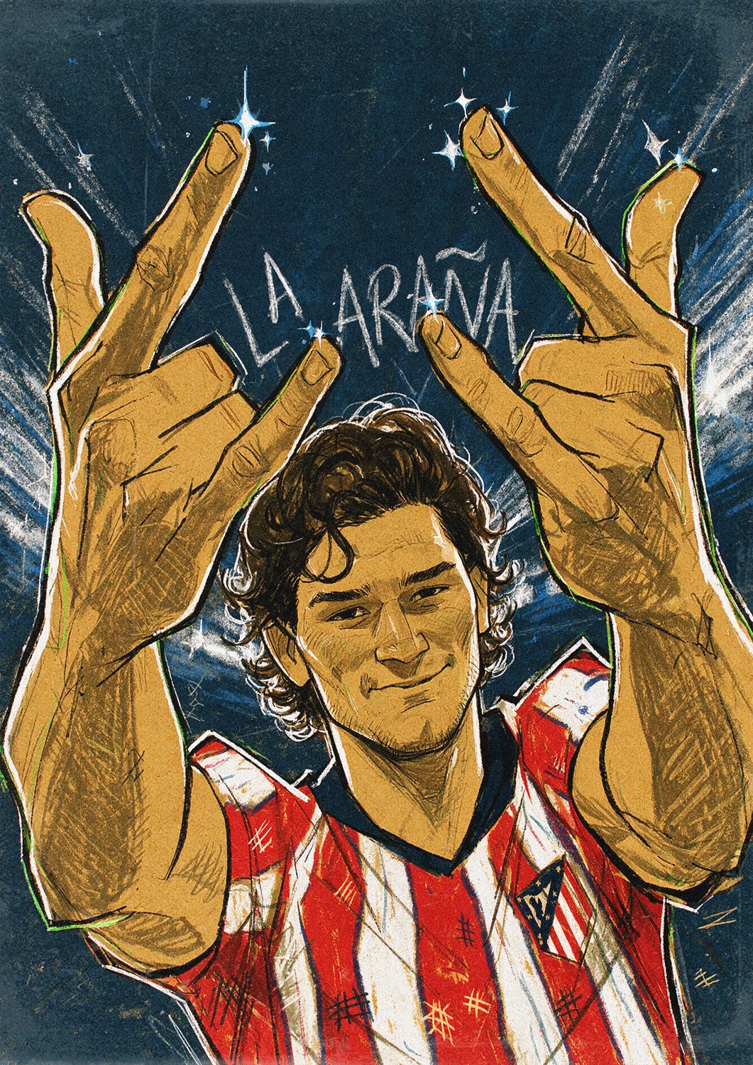 Julián Álvarez, Madrid, the spider