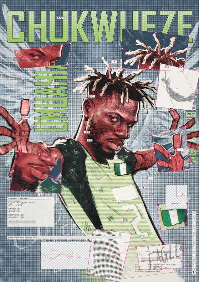 Samuel Chukwueze, Nigeria, the Super Eagle