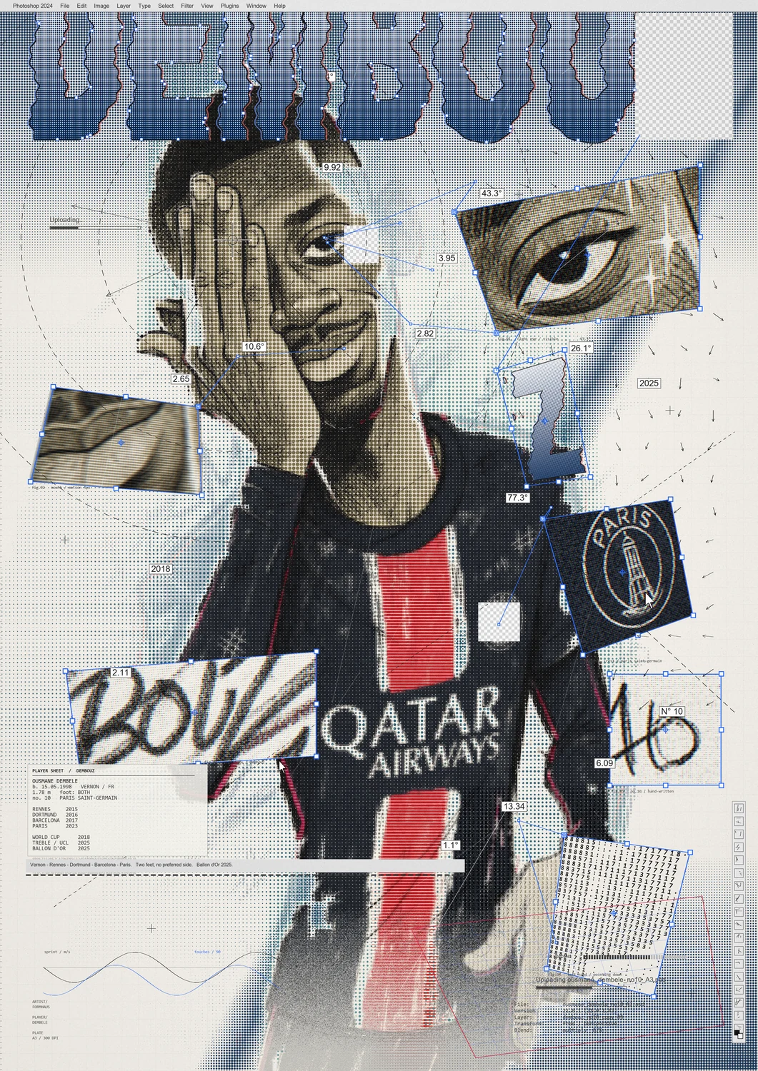 Ousmane Dembélé — Sheet, screened