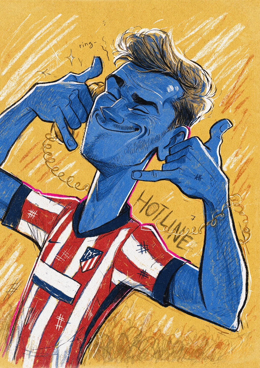 Antoine Griezmann, Madrid, the phone call