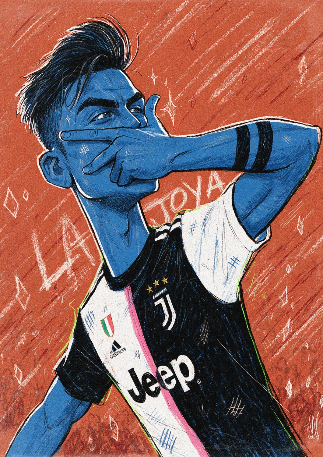 Paulo Dybala, Turin, the mask