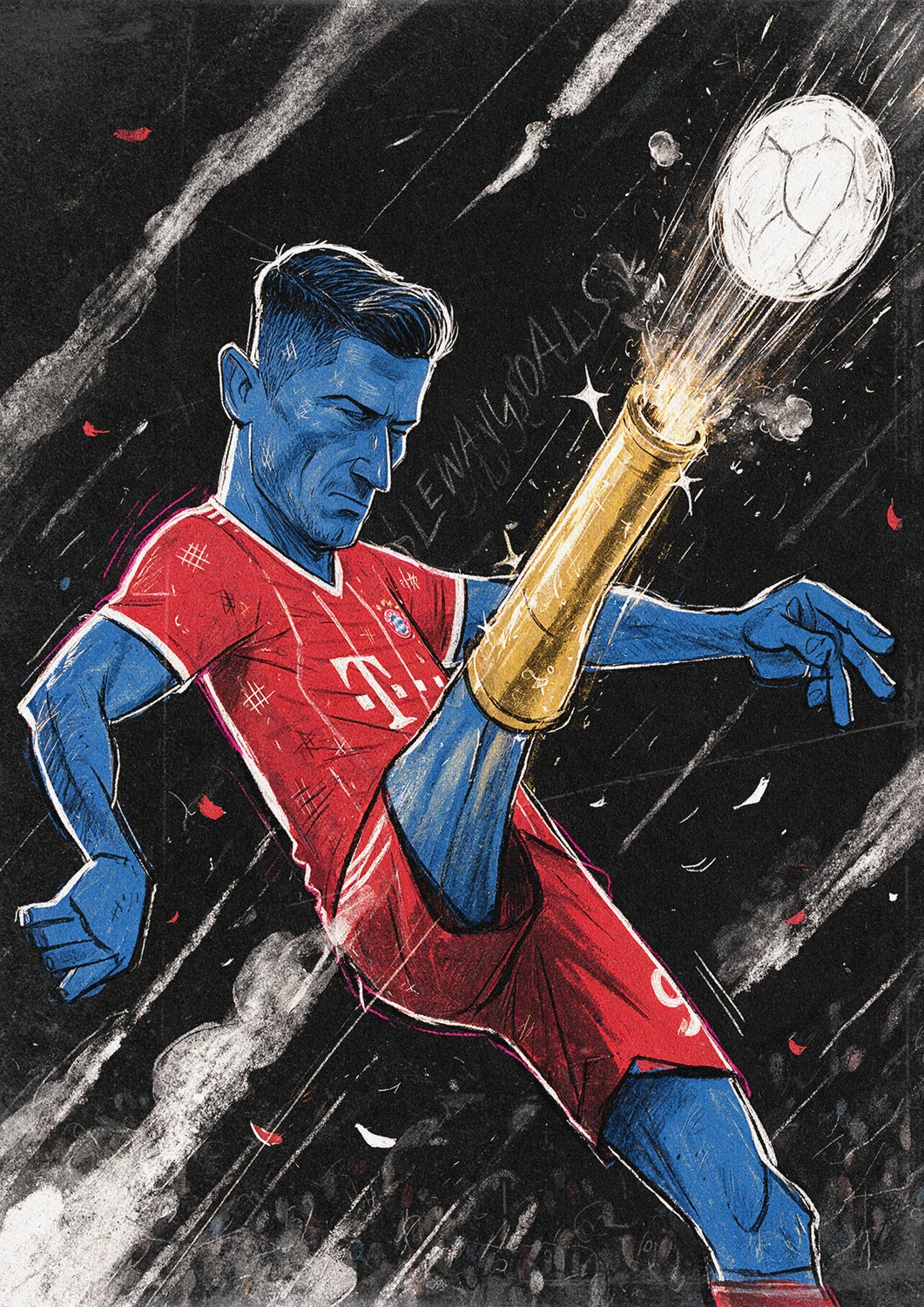 Robert Lewandowski, Munich, the cannon