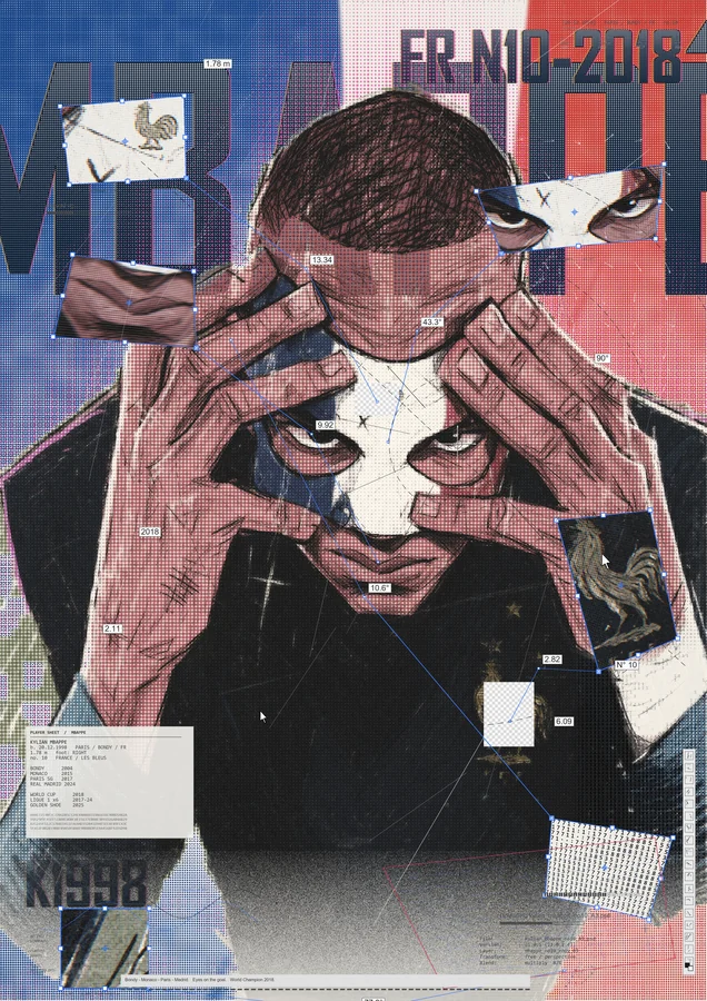 Kylian Mbappé, Euro 2024, the mask