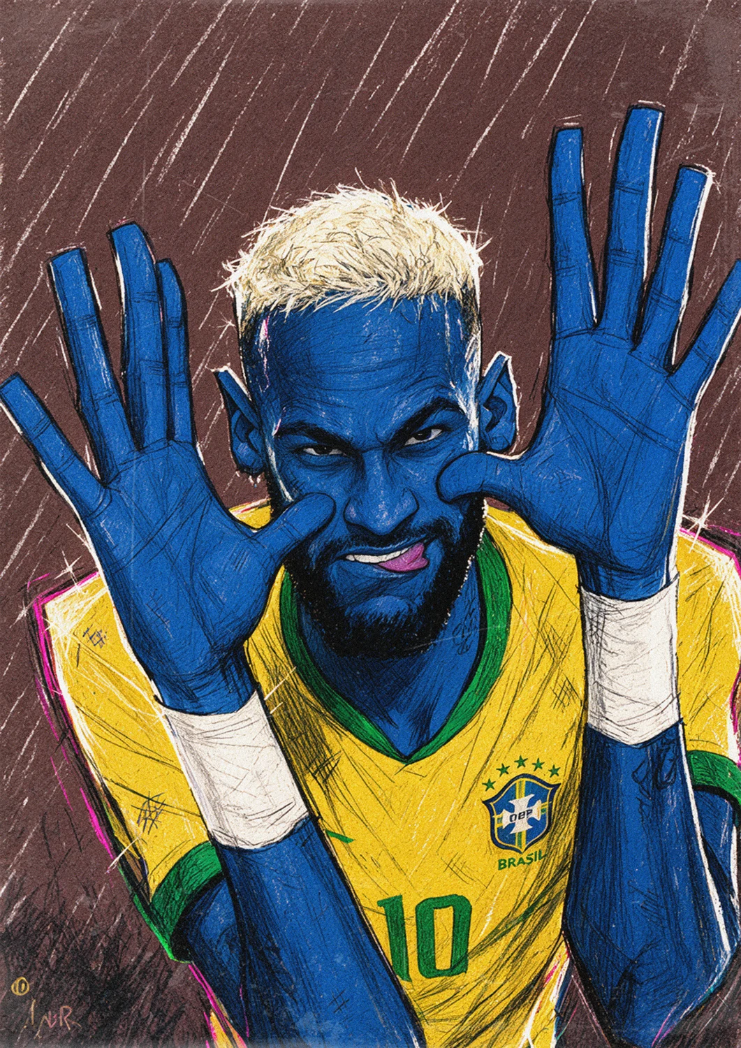 Neymar Jr., Qatar 2022, hands on head