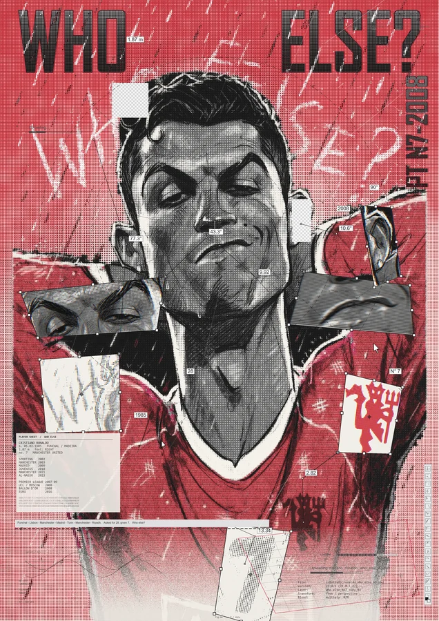 Cristiano Ronaldo, Old Trafford, in the rain