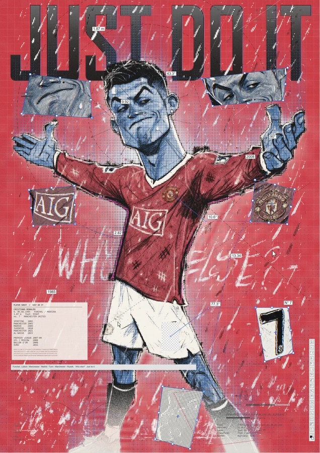 Cristiano Ronaldo, Manchester, arms wide