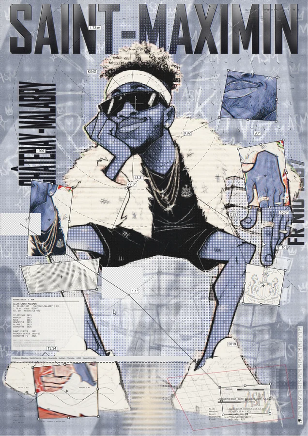 Allan Saint-Maximin, Newcastle, king of the drip