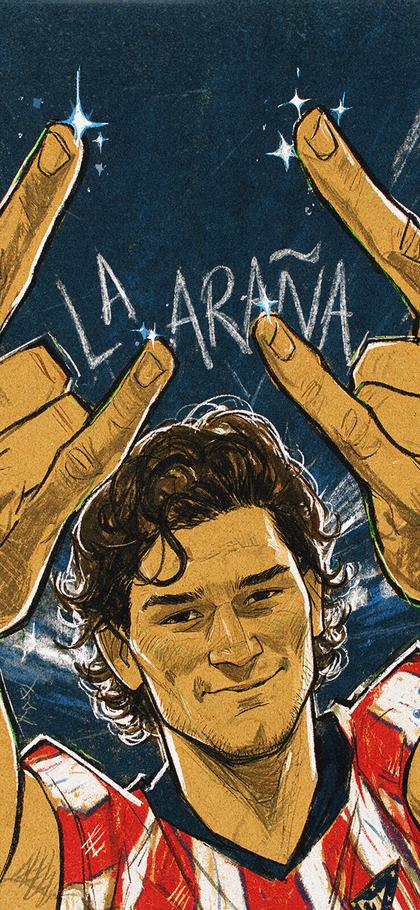 Julián Álvarez as a phone wallpaper
