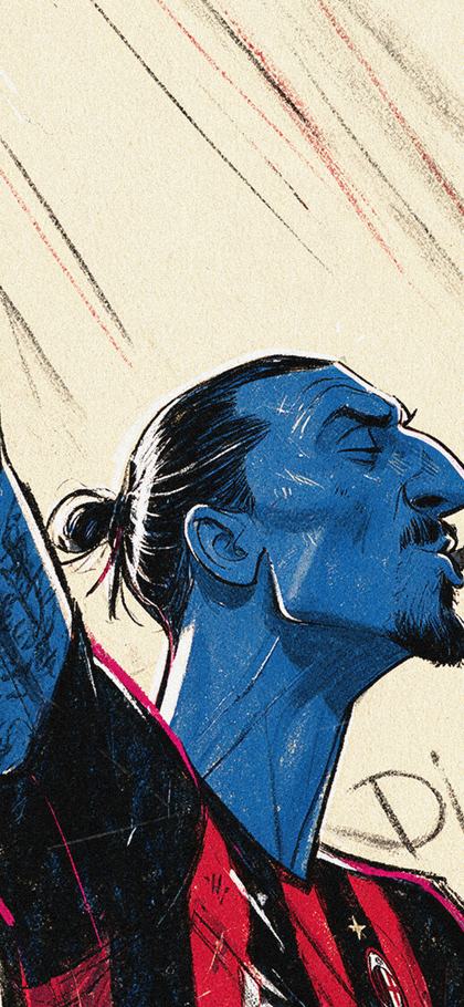 Zlatan Ibrahimovic as a phone wallpaper