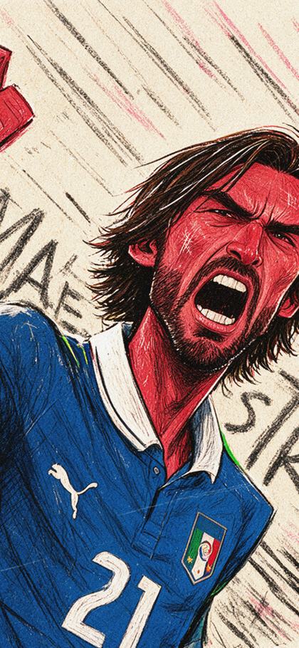 Andrea Pirlo as a phone wallpaper
