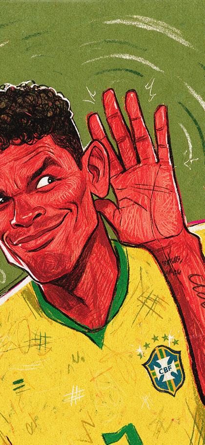 Thiago Silva as a phone wallpaper