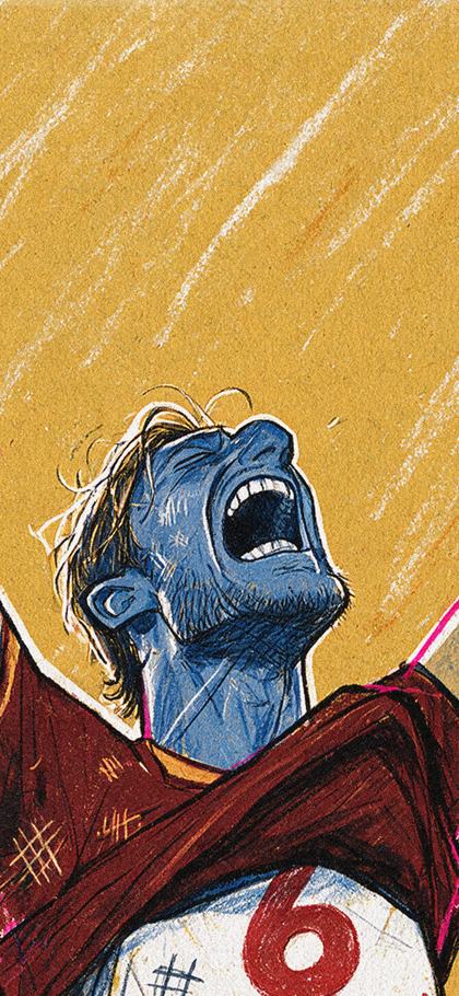 Francesco Totti as a phone wallpaper